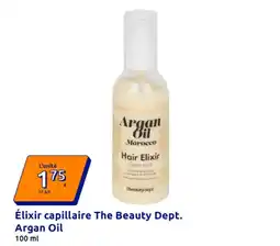 Action THE BEAUTY DEPT Élixir capillaire offre