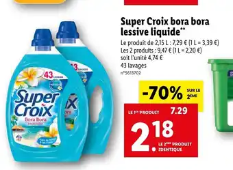 Lidl Super Croix Bora Bora offre