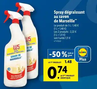 Lidl Spray Dégraissant Au Savon offre