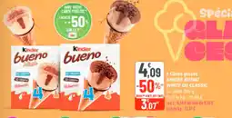 G20 4 cônes glacés kinder bueno white ou classic offre