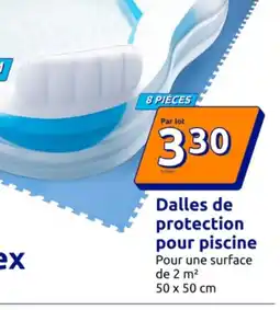 Action Dalles de protection pour piscine offre