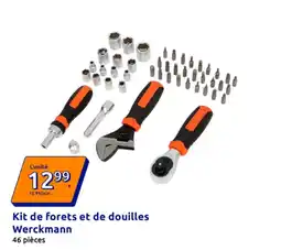Action WERCKAMNN Kit de forets et de douilles offre