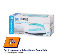 Action Fer à repasser pliable Home Essentials offre