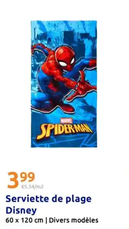 Action Serviette de plage Disney offre
