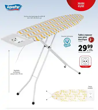 Lidl Table à Repasser offre