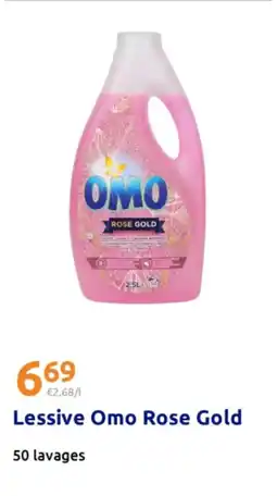 Action OMO Lessive Rose Gold offre