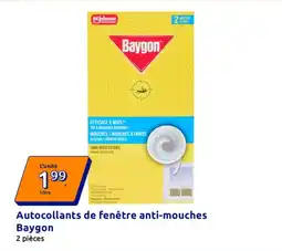 Action BAYGON Autocollants de fenêtre anti-mouches offre