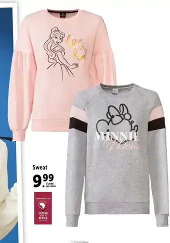 Lidl Sweat offre