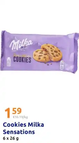 Action MILKA Cookies Sensations offre