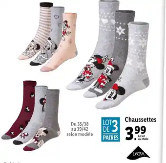 Lidl Chaussettes offre