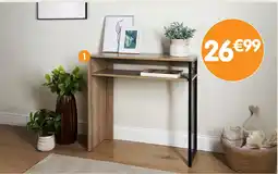 b&m Console bois/métal offre