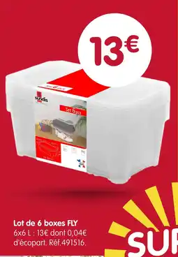 b&m Sundis lot de 6 boxes fly offre