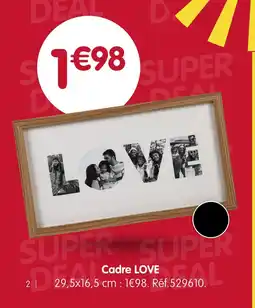 b&m Cadre love offre