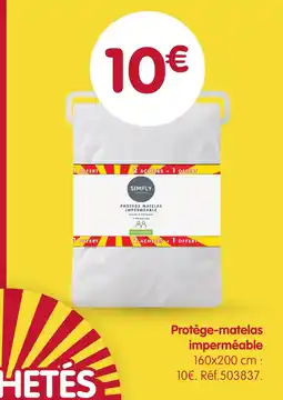 b&m Simply everyday protège-matelas imperméable offre