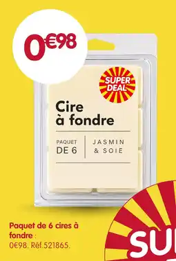 b&m Cire à fondre jasmin & soie offre