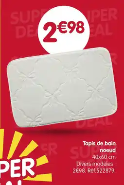 b&m Tapis de bain nœud offre
