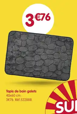 b&m Tapis de bain galets offre
