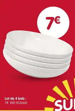 b&m Lot de 4 bols offre