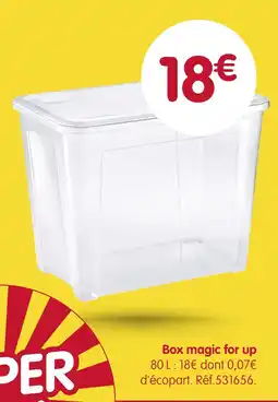 b&m Box magic for up offre