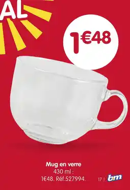 b&m Mug en verre offre