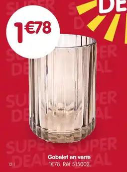b&m Gobelet en verre offre