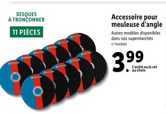 Lidl Accessoire Pour Meuleuse d'Angle offre