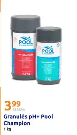 Action Granulés pH+ Pool Champion offre