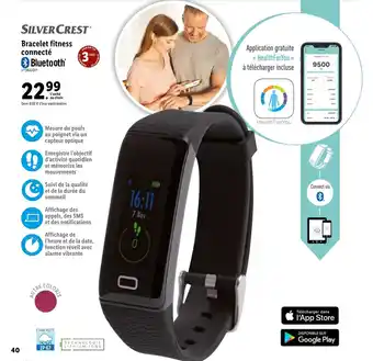 Lidl Bracelet Fitness Connecté offre