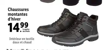 Lidl Chaussures Montantes offre