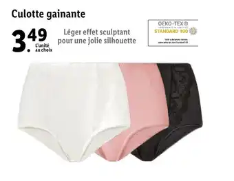 Lidl Culotte Gainante offre