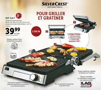 Lidl Gril 3 en 1 offre