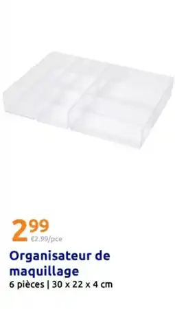 Action Organisateur de maquillage offre