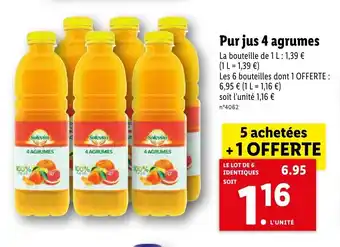 Lidl Pur Jus 4 Agrumes offre