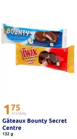 Action Gâteaux Bounty Secret Centre offre