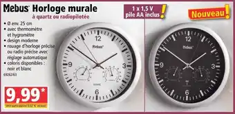 Norma Horloge Murale offre