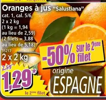 Norma Oranges à Jus offre
