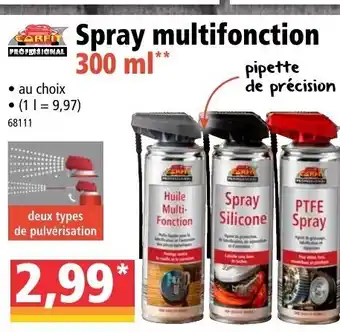 Norma Spray Multifonction offre