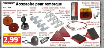 Norma Accessoire Pour Remorque offre