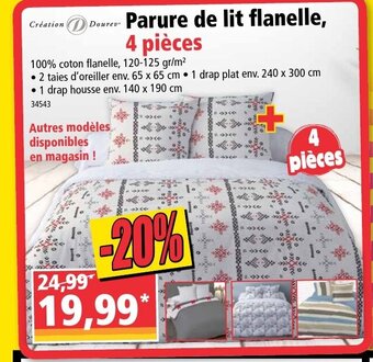 Norma Parure de Lit Flanelle offre