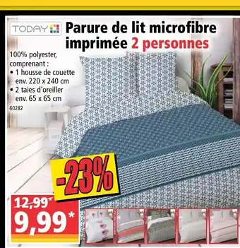 Norma Parure de Lit Microfibre offre