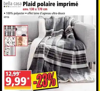 Norma Plaid Polaire Imprimé offre