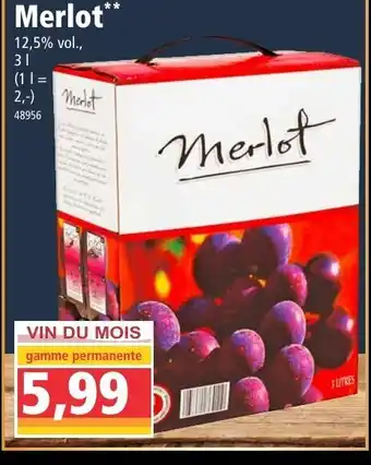 Norma Merlot offre
