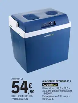 E.Leclerc WOODSUN Glacière électrique offre