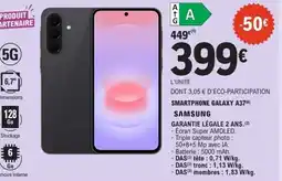E.Leclerc SAMSUNG Smartphone galaxy a37 offre