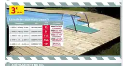 Mr Bricolage Lame de terrasse en pin classe IV offre