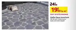 Mr Bricolage Dalle Opus Incertum offre