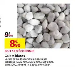 Mr Bricolage Galets blancs offre