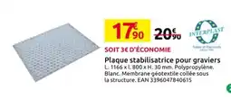 Mr Bricolage Plaque stabilisatrice pour graviers offre