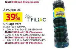 Mr Bricolage Grillage vert offre