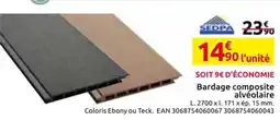Mr Bricolage SEDPA Bardage composite alvéolaire offre